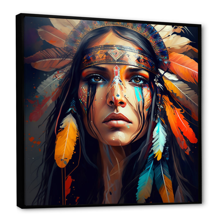 Native american deals canvas paintings